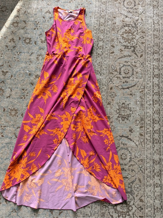 Toad&Co Dresses & Skirts - Toad & Co Crusher Maxi Dress—pink and orange